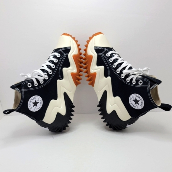 Converse | Run Star Motion HI black canvas platform sneakers | WMS 9 NWT - Picture 8 of 9